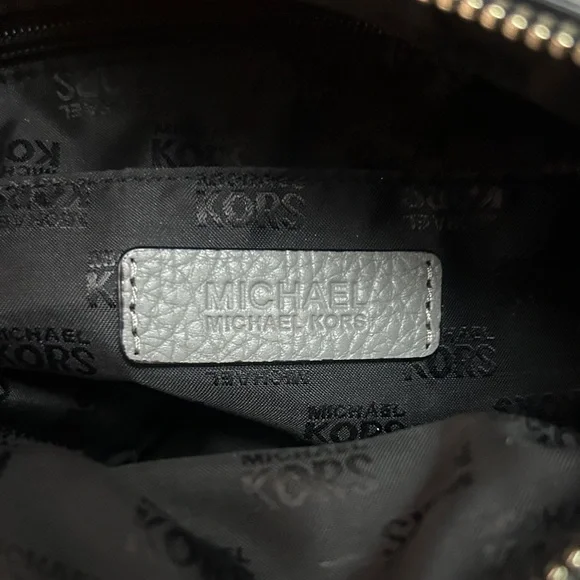 Michael Kors Black and Gray Duffel Bag - Picture 2 of 6